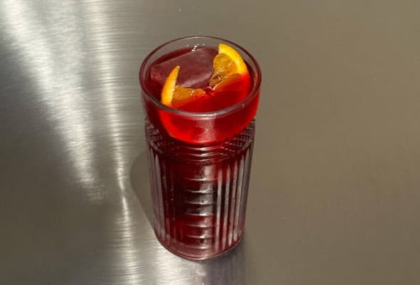 Té helado de hibisco