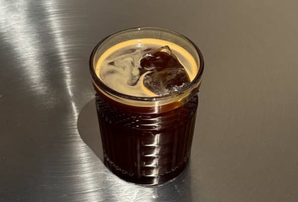 Café negro helado